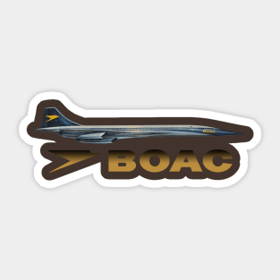 concorde boac Sticker